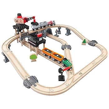【中古】Hape(ハペ) 砿山線路第一義的仕掛ける E3756