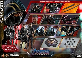 【中古】【ムービー・マスターピース】『アベンジャーズ／エンドゲーム』 1/6スケールフィギュア ホークアイ［ボーナスアクセサリー］