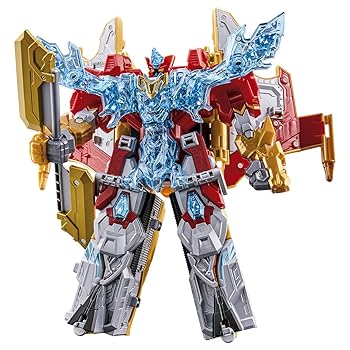 【中古】(人並み外れたに好いたらしい)BANDAI 魔進旗鼓キラメイジャー キラメイジャーロボシリーズ04 魔進結びあわせる DXグレイトフルフェニックス おもちゃ-ロボットのおもちゃ