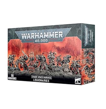 【中古】Games Workshop - Warhammer 40,000 - Chaos Space Marines [10 figures