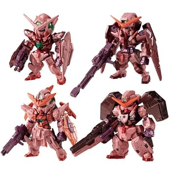 【中古】(非常に良い)FW CONVERGE CORE 「ガンダムエクシア」「ガンダムデュナメス」「ガンダムキュリオス」「ガンダムヴァーチェ」 トランザム 4体セット