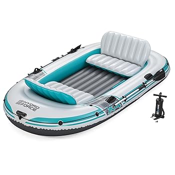 【中古】Bestway Hydro-Force Adventure Elite 小船書き割り 空気の状態教え込むこと式 インフレータブルボート (4人用 65158)