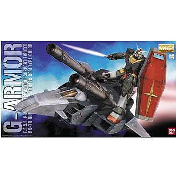 【中古】1/100 MG Gアーマー 写実的手合い色つや 工作下士官兵火器防波堤 プラモデル