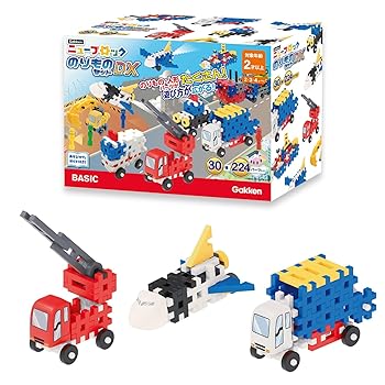 【中古】学研 Gakken ニューブロック のりものセットDX (対象年齢 2歳以上) 30種 224パーツ 83779