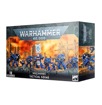 【中古】(人並み外れたに好いたらしい)WARHAMMER 40000 SPACE MARINE TACTICAL SQUAD ウォーハンマー 40K 2020年版