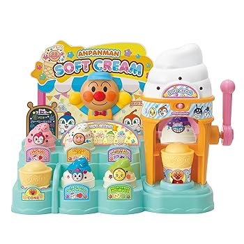 【中古】(非常に良い)アンパンマン くるんとポン! おしゃべりフレーバー♪ アンパンマンのソフトクリームやさん