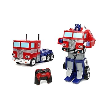 【中古】(非常に良い)Transformers Optimus Prime Converting RC Remote Control Vehicle, Toys for Kids