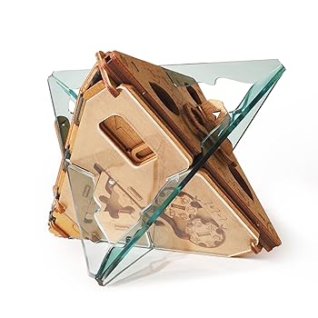 【中古】(非常に良い)Puzzle Potato - 哲学者の石 - 脱出部屋ゲーム - 木製パズルボックス - 3D頭の体操パズル - 宝箱 (ニュートンの謎の発明)|GoodLifeStore