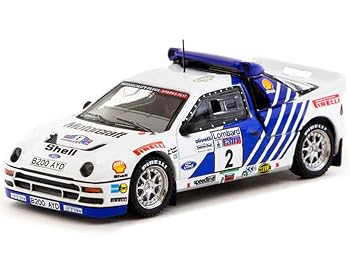【中古】(人並み外れたに似つかわしい)Tarmac 1/64 ジェラルド・r・フォード RS200 ロンバード 1986 RAC ラリー #2 S.ブロンクビスト/B.ベリルンド