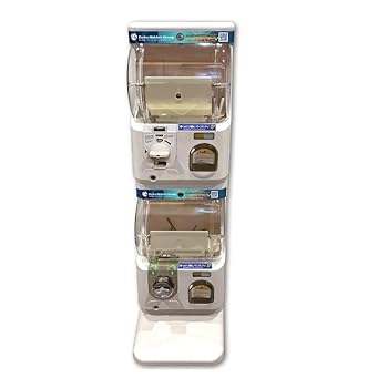 【中古】(非常に良い)NNL-118 ガチャガチャ本体 2段式 業務用 500円金属製メック搭載 300円対応 省スペース 店舗 イベント用 集客マシン 電源不要 カプセルトイマシ