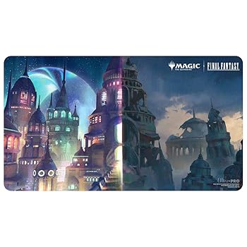 【中古】(非常に良い)Ultra PRO - ファイナルファンタジー×ユニバース Beyond Zanarkand、古代大都市プレイマット マジック:ザ・ギャザリング | カードゲームプレイ