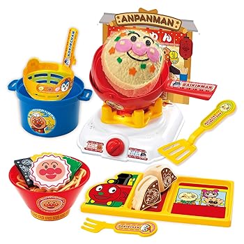 【中古】(非常に良い)ジョイパレット(JOYPALETTE) アンパンマン くるんと炒めてチャーハンも! アンパンマンラーメンDXセット W140mm&times;H64mm&times;D180mm｜GoodLifeStore
