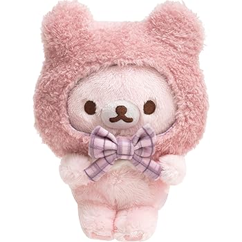 【中古】サンエックス リラックマ チャイロイコグマのぎゅーっとぬいぐるみ ぬいぐるみ サクラノコリス MF22001