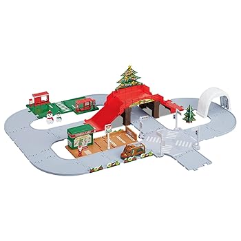 【中古】タカラトミー 『 トミカ トミカタウン クリスマスDX仕掛ける (聖ニコラス、馴鹿二階建てバス) 』 ミニカー 車 遊び道具 unisex 3歳以上 和氏の璧 玩