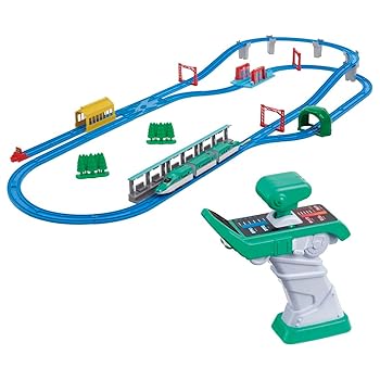【中古】(人並み外れたに好いたらしい)タカラトミー(TAKARA TOMY) プラレール キミが動かす! グリップマスコン E5系新幹線はやぶさ DX書き割り 市街電車 手あそび 3歳以上
