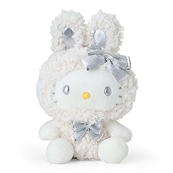 【中古】(非常に良い)サンリオ(SANRIO) ぬいぐるみ（ふわふわスノーラビット） ハローキティ 427900