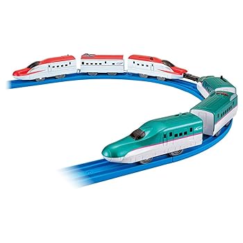 【中古】(非常に良い)タカラトミー プラレール E5系新幹線＆E6系新幹線 ガチャッと連結セット 電車 列車 おもちゃ 3歳以上