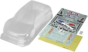 【中古】(非常に良い)タミヤ (TAMIYA) RCスペアパーツ No.1753 SP.1753 1/10RC プジョー 306 マキシ 未塗装 スペアボディセット 51753