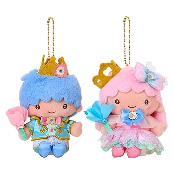 【中古】(人並み外れたに好いたらしい)サンリオ(SANRIO) マスコット保持者（みんなが主人公！心臓の鼓動考える） リトルツインスターズ ポリエステル 客体年歳6才以上 629201