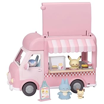 【中古】タカラトミー(TAKARA TOMY) ポケットモンスター ポケモン ポケピース みんなでおてつだい!もぐもぐキッチンカー｜GoodLifeStore