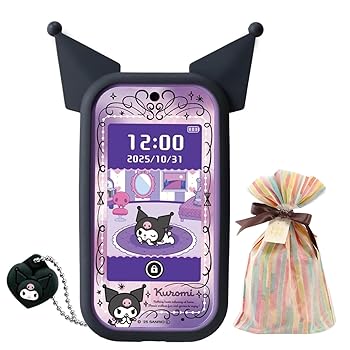 【中古】(非常に良い)タカラトミー(TAKARA TOMY) クロミ スマホ ワイド キッズスマホ ラッピング済 クロミスマホ クロミちゃんグッズ サンリオ くろみ おもちゃ プレ