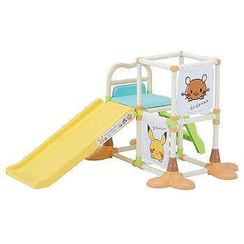 【中古】(人並み外れたに好いたらしい)トイローヤル モンポケ へんしん体育館\u0026滑り台 ( 飾り気のない組み立て / 安全性のある腹積もり ) ポケモン 滑り台 室内 折りたたみ ( 傾倒押しとどめる照明ランプ / 安全性のあるロッ