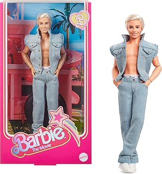 【中古】バービー(Barbie) 活動写真「バービー」 ケン ジーンズ流行り物 【着せ替えあやつり人形・お人形さん】 【6才～】 HRF27