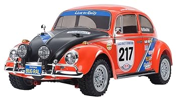 【中古】(人並み外れたに好いたらしい)タミヤ(TAMIYA) 1/10 XB続きもの No.217 XB フォルクスワーゲン ビートル ラリー (MF-01Xシャーシ) 労働者階級ポペンキ塗り済み遣っ付けるひな形 57917