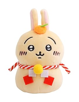 【中古】(人並み外れたに好いたらしい)ちいかわ お論無く論無く論無く マスコット ぬいぐるみ (うさぎ)