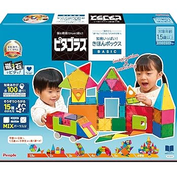 【中古】人びと ピタゴラス ベーシック 知育少からず!きほんボックス席 [1歳半] から 遊べる つくれる ひらめきが育つ PGS-149