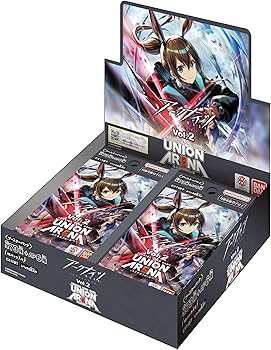 【中古】(人並み外れたに好いたらしい)バンダイ(BANDAI) UNION ARENA ブースター風呂敷き包み アークナイツ Vol.2【EX11BT】 (BOX)16風呂敷き包み入り口・入口 客体年歳 9 歳～