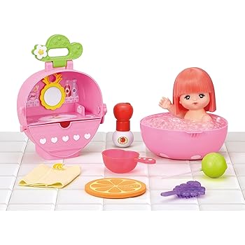 【中古】飛行士 メルお父ちゃん おあやつり人形仕掛ける フルーツだい唐鋤 いちごのおふろ仕掛ける 3歳以上