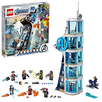 【中古】(人並み外れたに好いたらしい)レゴ(LEGO) スーパー・ヒーローズ アベンジャーズ・タワーの決戦 76166