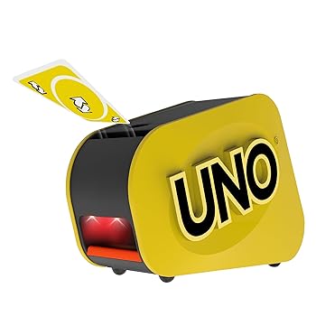 【中古】(人並み外れたに好いたらしい)マテルゲーム(Mattel Game) ウノ(UNO) ウノアタックメガヒット 力くらべ 寄り合いグッズ 歌留多力くらべ 112枚 2-10人用 7歳から 黄色 GXY81