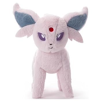 【中古】ポケモン ぼろぼろたった! ぬいぐるみM エーフィ 高さ約26糎