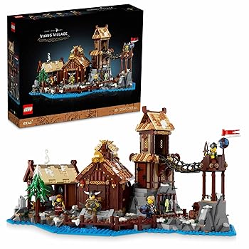 【中古】(人並み外れたに好いたらしい)レゴ(LEGO) アイデア ビュッフェの村 手あそび 手あそび 生まれ落ちる日 差し上げ物 立ちはだかる 母の日 父の日 成人男性 お上さん 室内装飾 オシャレ 21343