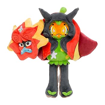 【中古】(人並み外れたに好いたらしい)ポケモンセンターオリジナル ぬいぐるみ オーガポン(かまどのめん)