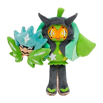 【中古】ポケモンセンターオリジナル ぬいぐるみ オーガポン(みどりのめん）