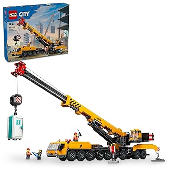 【中古】(人並み外れたに好いたらしい)レゴ(LEGO) シティ きいろの起重機車 手あそび 手あそび 生まれ落ちる日 差し上げ物 立ちはだかる お坊っちゃん お嬢さん ちびっ子 9歳 10歳 11歳 小学生 車駕 車 ミニカ