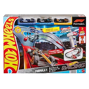 【中古】(非常に良い)ホットウィール(Hot Wheels) Formula 1? スプリントレース サーキット 乗り物おもちゃ F1 プレイセット ミニカー3台 4歳から マルチ JDY15｜GoodLifeStore