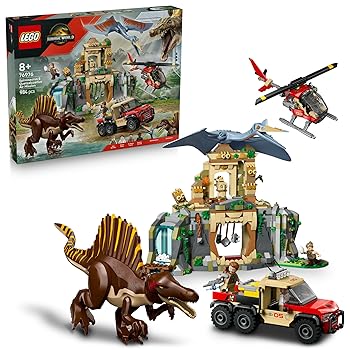 【中古】(人並み外れたに好いたらしい)レゴ(LEGO) ジュラシック・ワールド スピノサウルスとケツァルコアトルス 上空軍事任務 手あそび 手あそび 生まれ落ちる日 差し上げ物 立ちはだかる お坊っちゃん 女