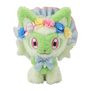 【中古】ポケモンセンターオリジナル ぬいぐるみ Pok?mon Botanical Easter ニャオハ