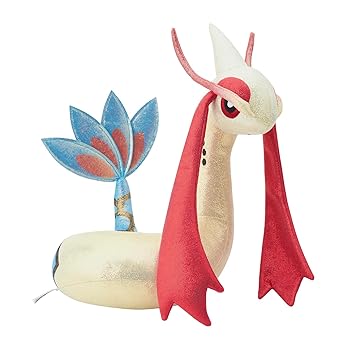 【中古】ポケモンセンターオリジナル キラリン☆グリッターぬいぐるみ ミロカロス
