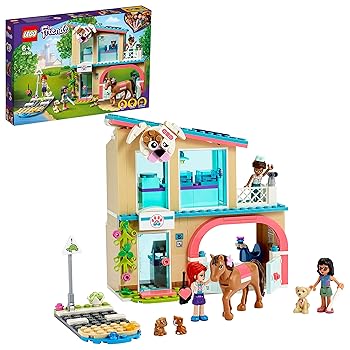 【中古】レゴ(LEGO) フレンズ ハートレイクシティのどうぶつ診療所 41446
