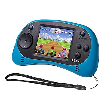 【中古】子供用 ハンドヘルド ポータブル ビデオゲームプレーヤー 200ゲーム - 16ビット 2.5インチスクリーン ミニ レトロ 電子マシン 男の子 女の子｜GoodLifeStore