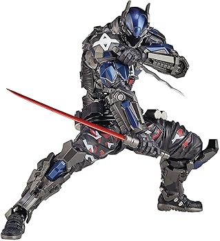 【中古】(人並み外れたに好いたらしい)渡津海堂 figure complex AMAZING YAMAGUCHI Arkaham Knight アーカムナイト 約170粍 ABS\u0026PVC製 ペンキ塗り済み動き図形 リボルテック