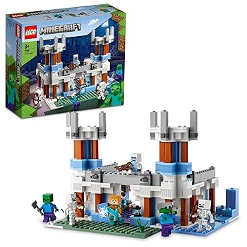 【中古】(人並み外れたに好いたらしい)レゴ(LEGO) マイン手工芸品 氷の城 差し上げ物 21186 遊び道具 差しつかえる 生まれ落ちる日差し上げ物 お城 街づくり お坊っちゃん 御姉さん 8歳以上