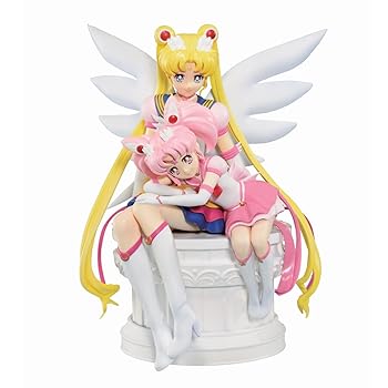 【中古】(人並み外れたに好いたらしい)何はさておき 果てしが無いの美少女下士官兵乗り組み員お月さま\u0026果てしが無いの乗り組み員小っちゃいお月さま (果てしが無いのセーラーガーディアンズ) バンダイスピリッツ 何はさておき将図形