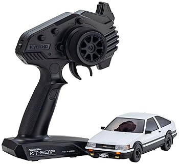 【中古】京商 MA-020 r/s トヨタ カローラレビン AE86 白いこと/黒いこと 電動ラジオ受信機抑えつける 32641WBK