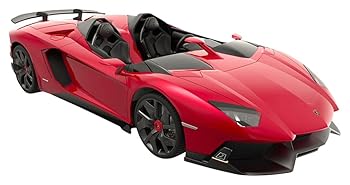 【中古】(非常に良い)童友社 2.4GHz 1/12 ランボルギーニ アヴェンタドールJ 赤 電動ラジオコントロール 14389